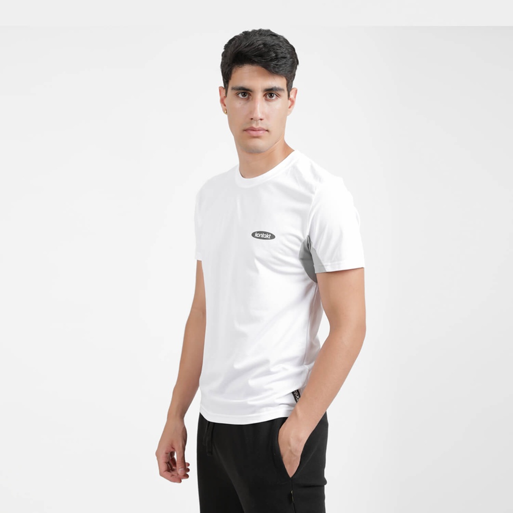 T shirt de sport homme manches courtes avec logo Kontakt